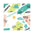 Cat Fixed Fabric Cartoon Printed Self-Adhesive Anti Scratch Anti Bite And Escape Cat Wrap Fabric Pet Grooming Restraint Bag