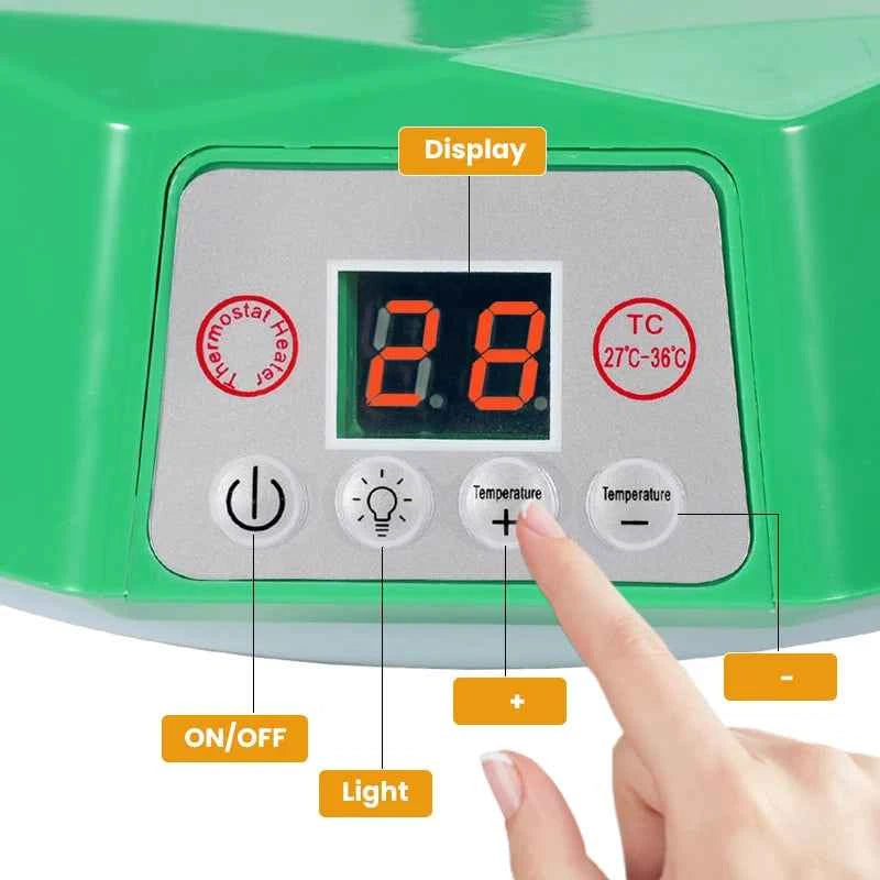 Pet Poultry Intelligent Heating Lamp Thermostatic Temperature Controller Heater Animal Warm Light Poultry Brooding Incubator