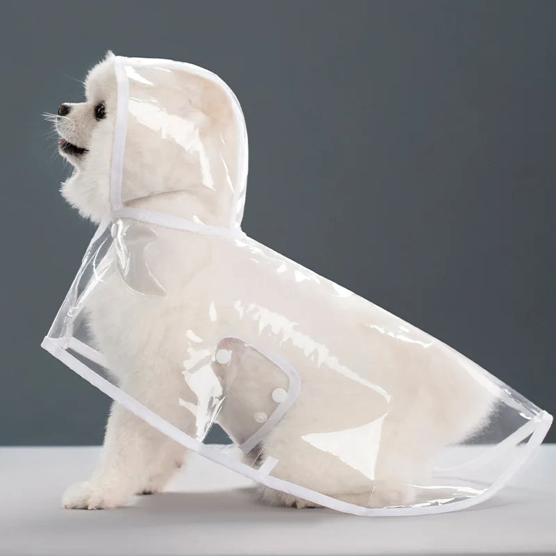 Dog Raincoat All-inclusive Four-legged Waterproof Poncho Teddy Bomei Rainy Day Pet Clothes Small Medium Dog Raincoat