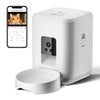 2L Push Button WiFi Camera USB Automatic Pet Feeder Smart Cat Feeder Slow Dog Feeder with Timer Video Pet Feeder Food Bowl#Color