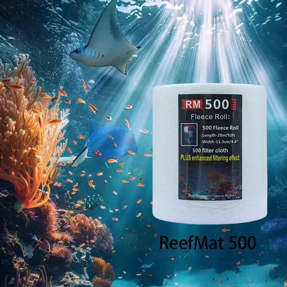 ReefMat 250  ReefMat 500 ReefMat 1200 Seawater Filter Paper Roll Replacement Kit for Red Sea