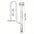 Aquarium Water Pump Inlet Tube Glass Pipe Inflow Surface Skimmer Fish Tank Effectively Absorb Organic Matter Removes Scums