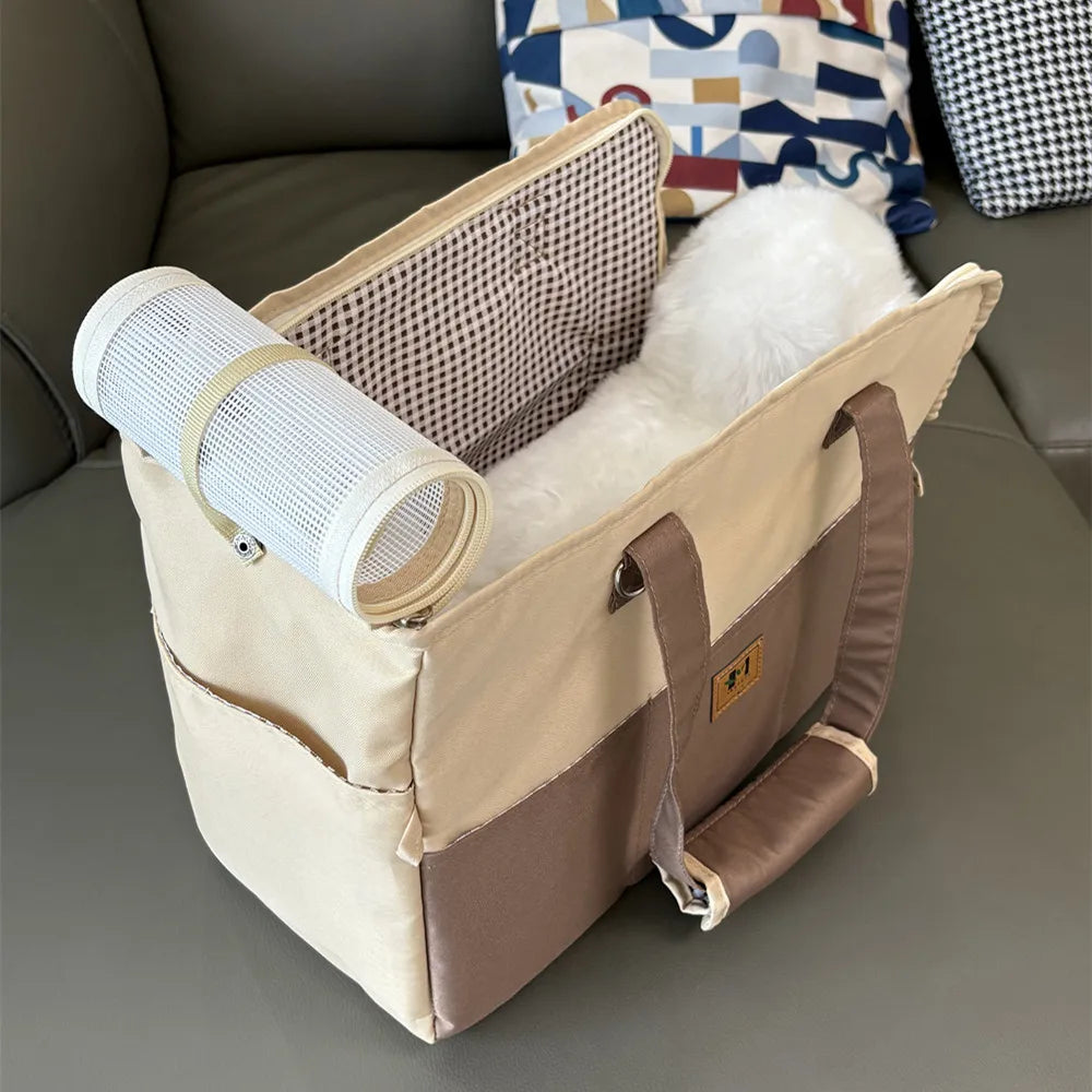 Dog Car Seat Dog Booster Car Seat Cat Carrier Bag Cat Bed for Small Dogs Cats Pet Car Seat with Pad and Straps for Dogs Cats - Play Paws Toys
