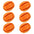6 PCS Silicone Fishing Rod Holder Ball Straps 5 Hole Lightweight Fishing Tackle Ties Organizer Storage Racks Fishing Accessories