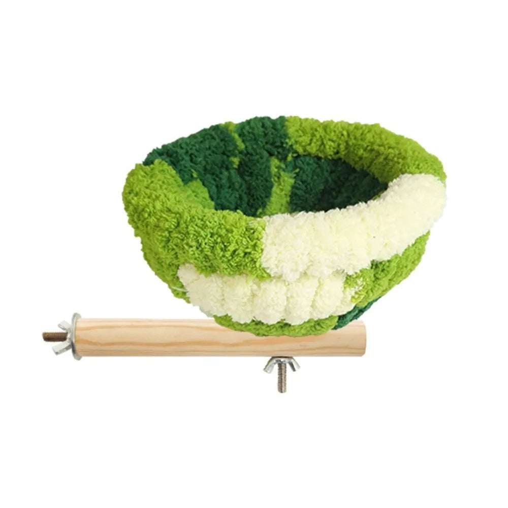 New Warm Winter Bird Nest Colorful Hanging Parrot Hideaway Bird Cage Accessories Small Pet House for Hummingbird