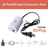3W Silent Aquarium Air Pump Ultra Silent Fish Tank Air Compressor 220V-240V 110V Bubble Pump for Aquarium Oxygenation