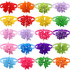 50pcs  Dog Bowtie Dot Solid Bow Tie Collar For Small Dogs  For Dog DIY Bowties Necktie Pet Grooming Accessories For Small Dogs