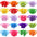 50pcs  Dog Bowtie Dot Solid Bow Tie Collar For Small Dogs  For Dog DIY Bowties Necktie Pet Grooming Accessories For Small Dogs