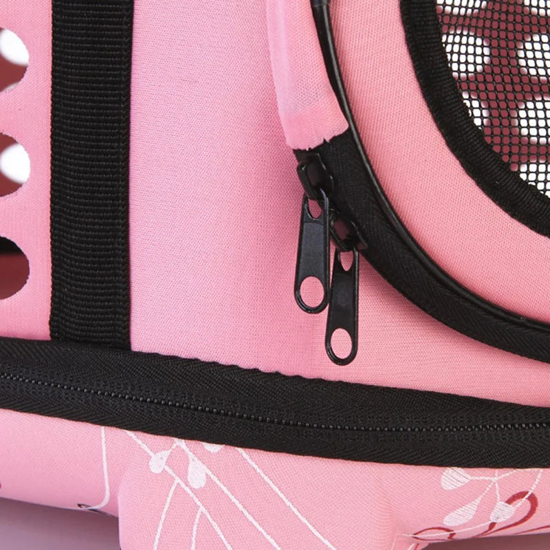 Cat Puppy Carrier Backpack Fashion Breathable 4 Colors Pet Single Shoulder Bags for Cats Small Dogs Outdoor Traveling Supplies - Play Paws Toys