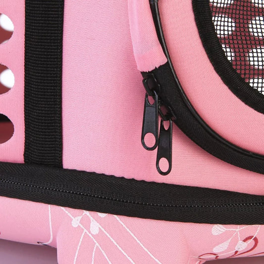 Cat Puppy Carrier Backpack Fashion Breathable 4 Colors Pet Single Shoulder Bags for Cats Small Dogs Outdoor Traveling Supplies - Play Paws Toys