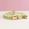 Adjustable Comfortable Cat Collar with Bell Personalized Pet Collar for Cats And Small Dogs metal hardware set cat collar