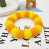 Pet Dog Bow Tie Rainbow Flower Hair Ball Necklace Cat Collar Pet Dog Cat Bowties Neckties Dog Grooming Accessories