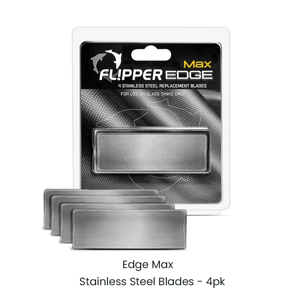 Flipper Edge Standard Max 2 in 1 Floating Magnetic Glass Acrylic Fish Tank Aquarium Algae Cleaner with Dual Blades