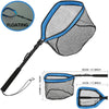 Retractable Landing Net Folding 1.9m/1.5m/1.3m Telescopic Fishing Net Outdoor Sea Mesh Portable Hand Dip Net For Carp Fly Fun