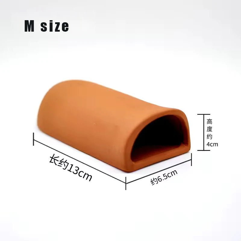 Tank Fish Ceramics Inccubate Hatch Breeding Cave Shrimp Irregular Shelter Decoration Aquarium Accessories Clay Spawning Castle