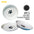 Oitabi 3PCS No Spill Cat Bowls Sets, Cat Food Bowl, Anti Whisker Fatigue Ceramic Cat Dishes Set, Shallow Wide Kitten Plates - Play Paws Toys