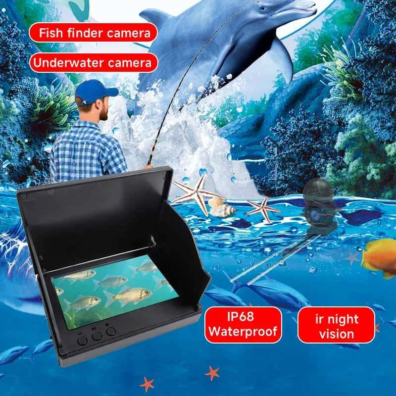 Dodosee Handheld 1080P 4.3'' LCD Fish Finder Portable Fish Depth Finder Water Underwater 220° Fishing Camera With Night Vision