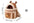 Furry Warm Cat Carrier Portable Pet Travel Bag Luxury Outdoor Handbag Car Seat Winter Cozy Nest For Puppy Kitten Transport - Play Paws Toys