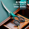 Fenice Professional JP440C&VG10 Colorful 6.0 6.5 Inch Curved Grooming Scissors Pet Scissor for Dogs Cats