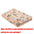 Soft Fluffy High Quality Pet Blanket Flannel Dog Sleeping Blanket Paw Print Pattern Pet Mat Warm Comfortable Blanket for Cat Dog