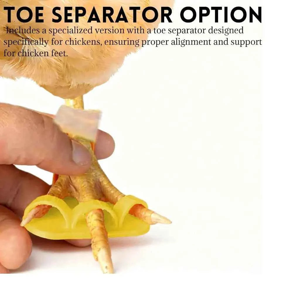 4pcs Professional Adjustable Chicken Leg Splint Reusable Ightweight Duck Leg Splint Durablel Poultry Leg Brace Poultry Care