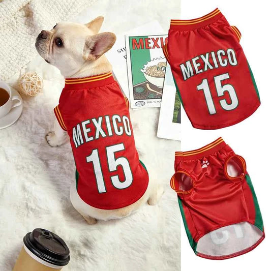 Mesh Breathable Dog Clothes Schnauzer Teddy Sport Large Dog Jersey Basketball Clothing Puppy T-Shirts Summer Pet Cat Shirts
