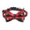 Pet Breakaway Cat Collar Bow Tie and Bell Cute Plaid Christmas Red Elastic Adjustable Dog Collar With Sash Small Bell For Cats