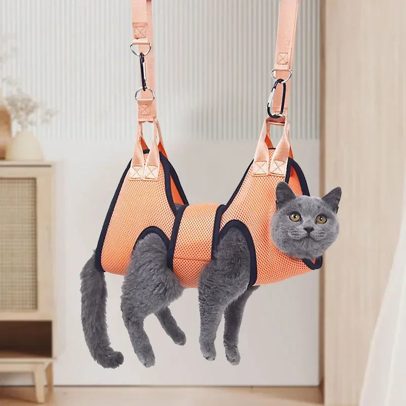 New Pet Cat Grooming Hammock Helper Cat Dog Hammock Dogs Repairing Nails In Beauty Hammock Restraint Bag Pet Accessories