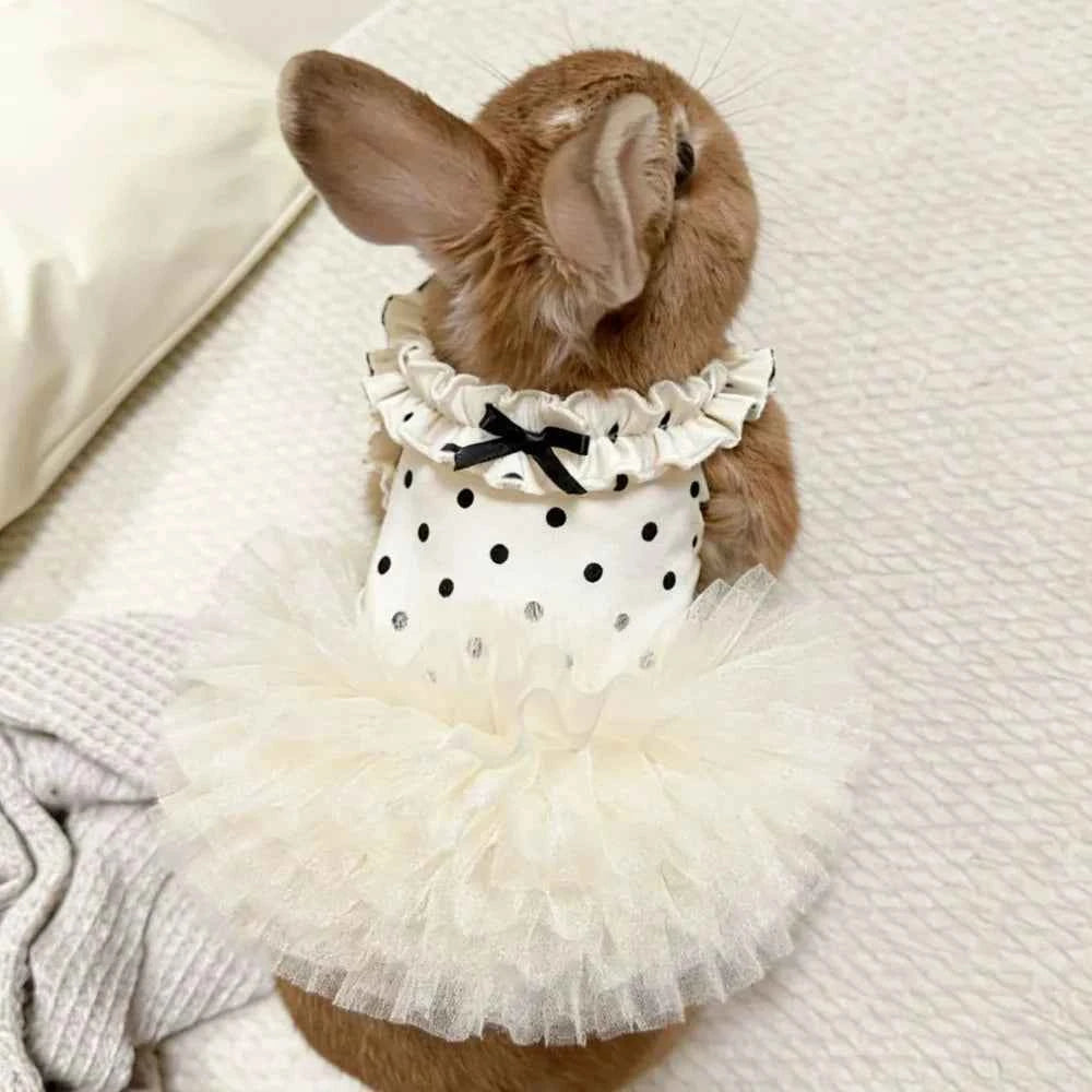 Cute Breathable Puppy Slip Dress Lace Hem Summer Pet Princess Dress Adorable Skin-friendly Dog Puffy Dress for Small Dog Cat