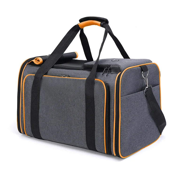 Cat Bag Foldable Large Capacity Cat Outdoor Car Expansion Portable Pet Handbag Breathable Diagonal Cross Bag for Cats and Dogs - Play Paws Toys