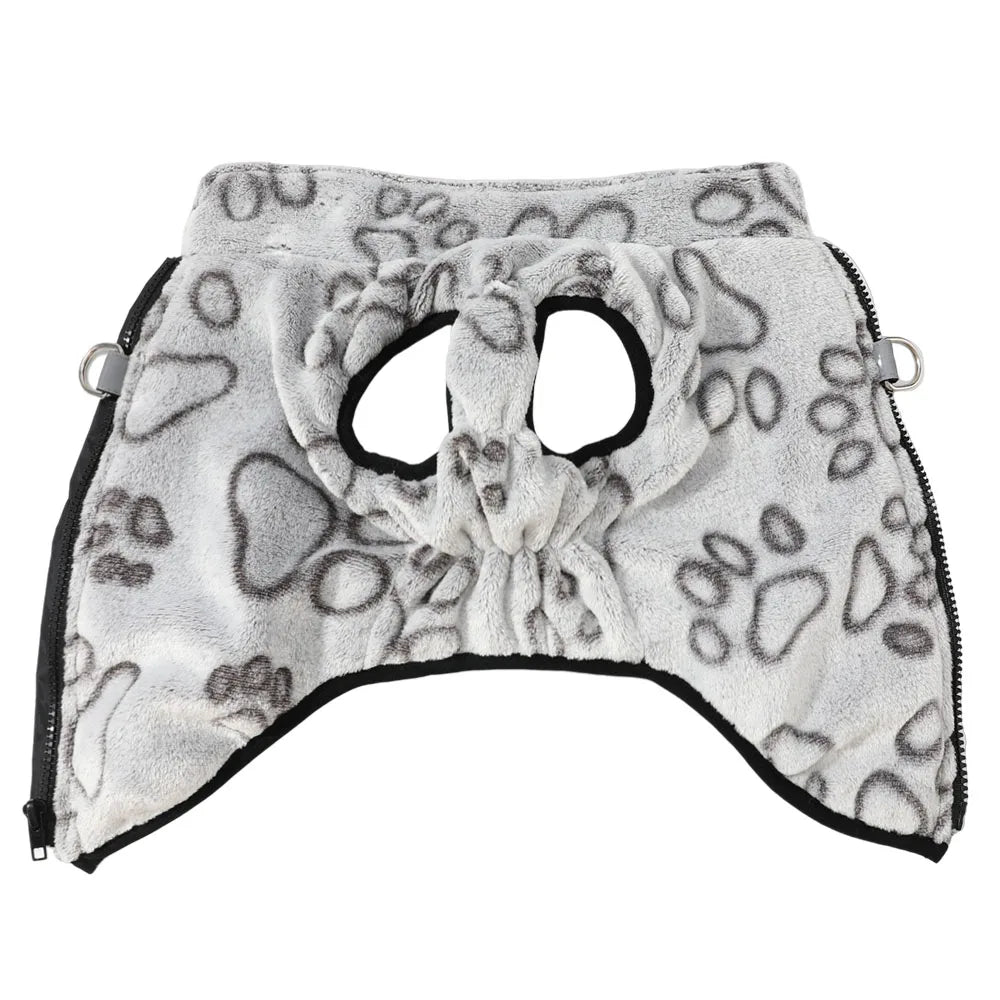 Autumn Winter Puppy Jacket Soft Fleece Clothes For Small Dogs Overalls Cute Paw Print Chihuahua Coat Yorkshire Vest Pet Costume