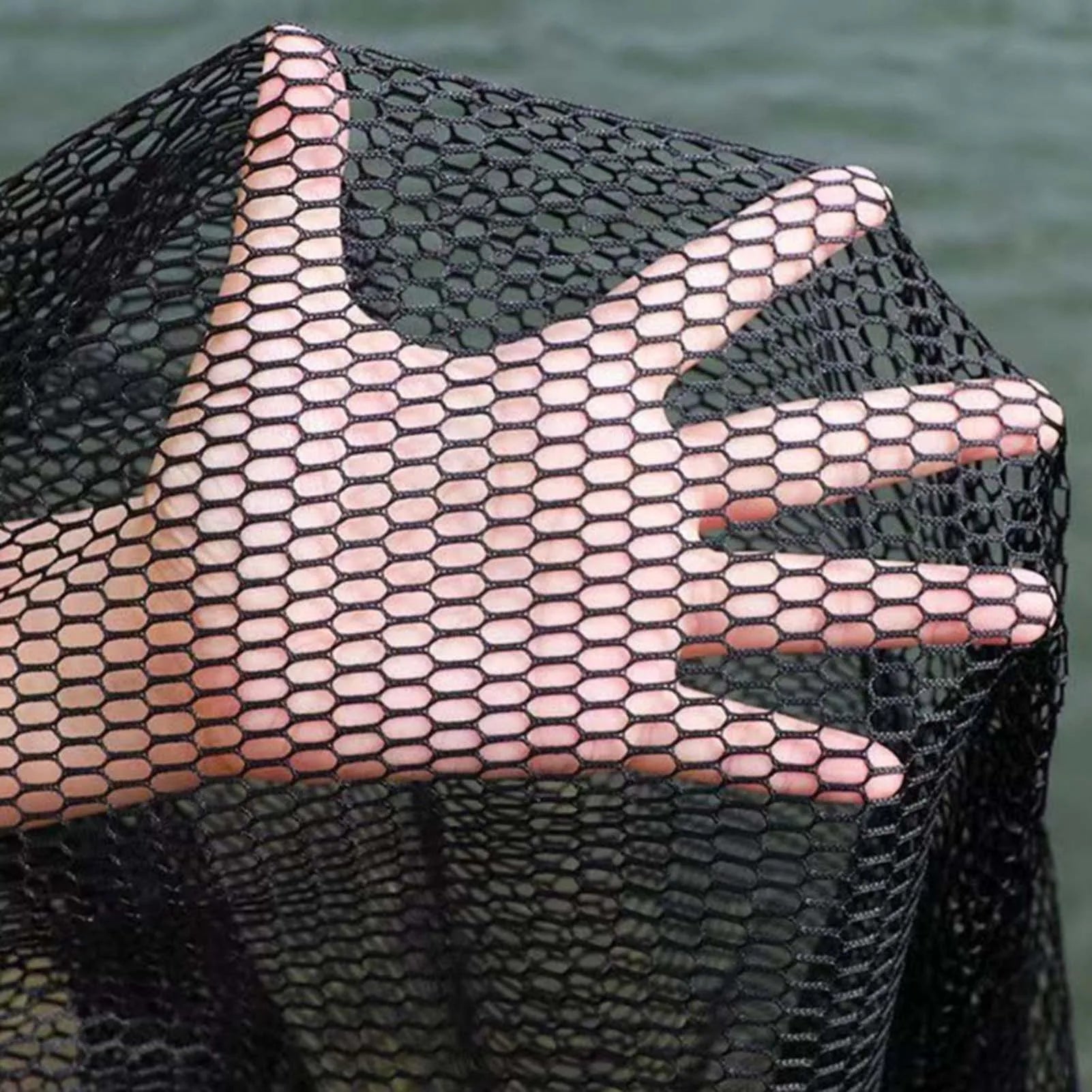 Mini Portable Fishing Bundle Mouth Fish Net Bag Mesh Oxford Fish Cage Fishing Net Bag Foldable Fishing Basket Fish Cage 0.5-2m