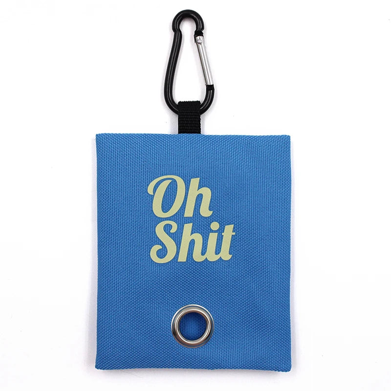 Pet Pets Supplies Canvas Garbage Bags Poop Bag Dispenser Portable Dog Poop Waste Bag Holder Outdoor Puppy Cat Pick Up Organizer