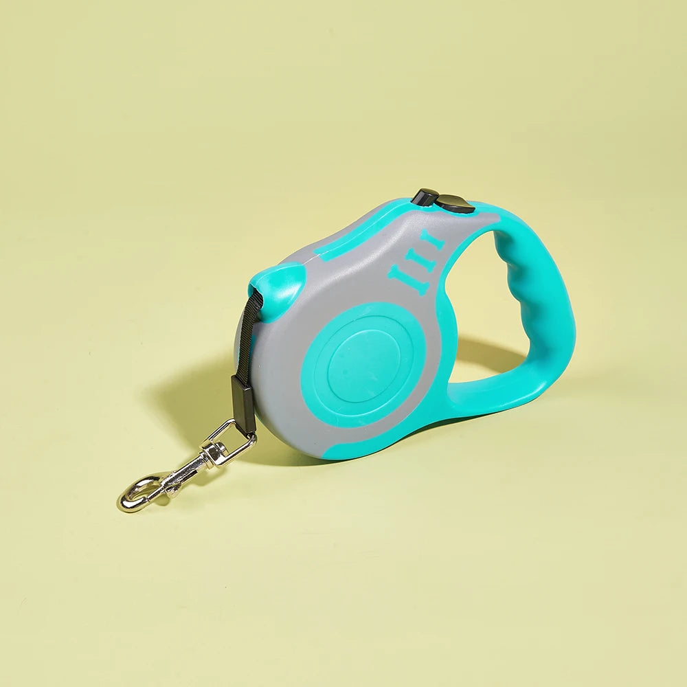 3m 5m Dog Leash For Small Medium Dogs Automatic Retractable Nylon Rope Cat Lead Extension Puppy Walking Running Pets Supplies