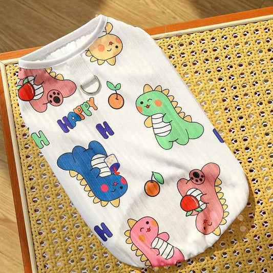 Wholesale XS-8XL Dog Vest Spring Summer Clothing Big Dog Golden Retriever Costume Bichon Cat Pet Clothes Supplies Dog Clothes