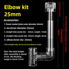 DIY Clear Aquarium Skimmer Acrylic Lily Pipe Spin Surface Inflow Outflow Water Plant Tank Filter Cleaning Fish Tank Accessories