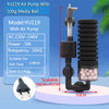 Black Aquarium Filter With Pump For Fish Tank Air Pump Skimmer Biochemical Sponge Filter Aquarium Bio Filters Filtro Aquario
