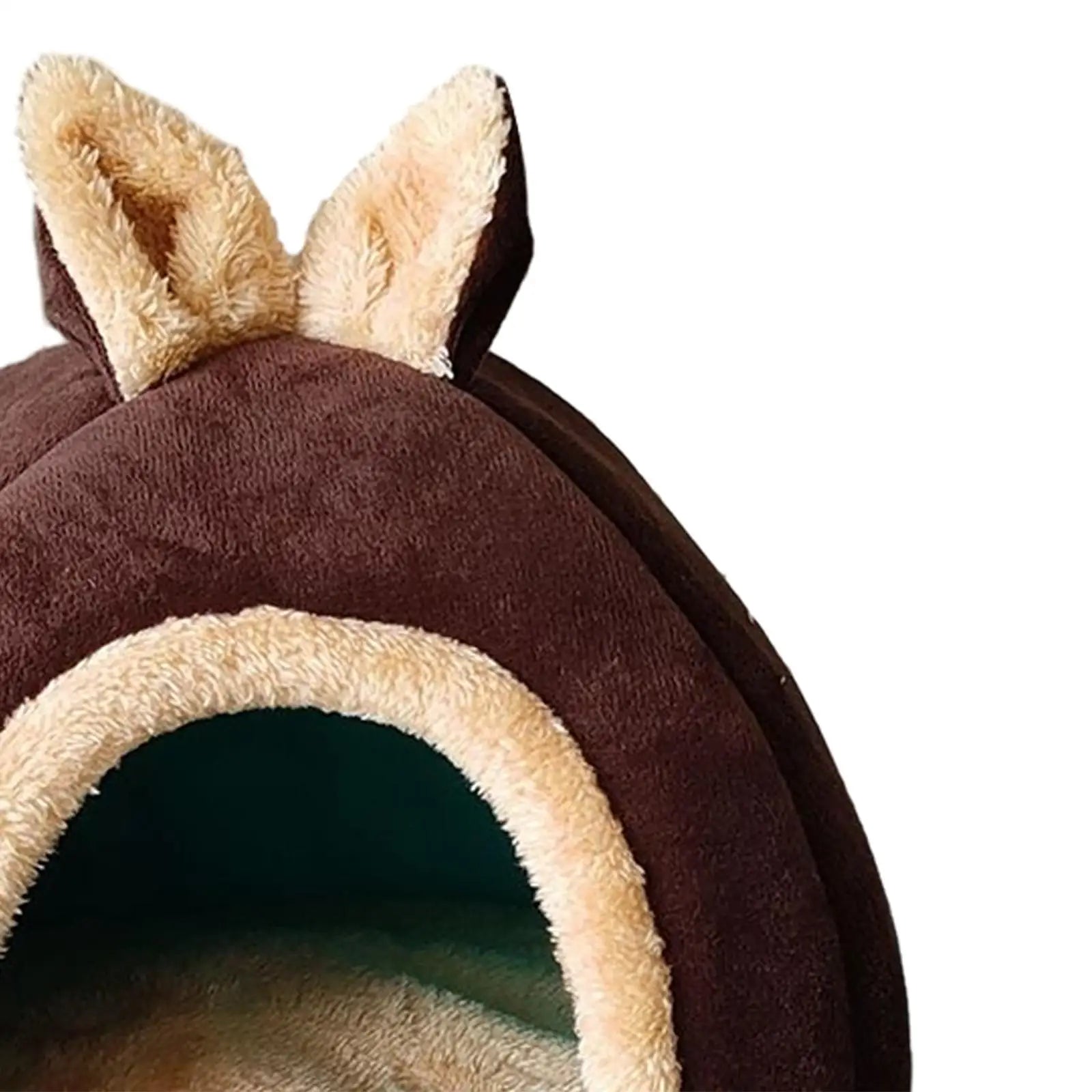 Small Animal Pet House Bed Bedding Cuddle Winter Nest Rabbit Cage Nest for - Play Paws Toys