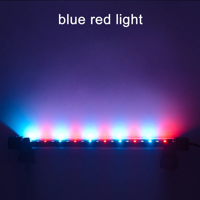 Waterproof LED Aquarium Light Fish Tank Underwater Lamp Clip Light Aquariums Decor Lighting Submersible Lamp Plant Grow 220-240V
