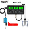 RS485 Communication Multi-function Water Quality Tester Monitor PH ORP TDS EC CF Теmp Humidity Meter Aquarium Online Analyzer