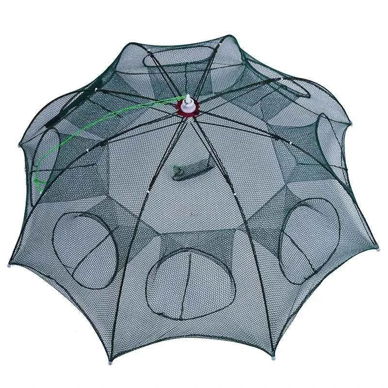Automatic Multi-specification Fishing Net Umbrella Round Thickened Skeleton Folding Fishing Net Fishing Gear Fishing Accessories