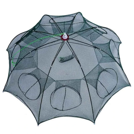 Automatic Multi-specification Fishing Net Umbrella Round Thickened Skeleton Folding Fishing Net Fishing Gear Fishing Accessories