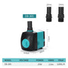 110V-240V Fish Tank Water Fountain Pump Filter 3W 10W 15W 25W Ultra-Quiet Submersible Fish Pond Aquarium Water Pump
