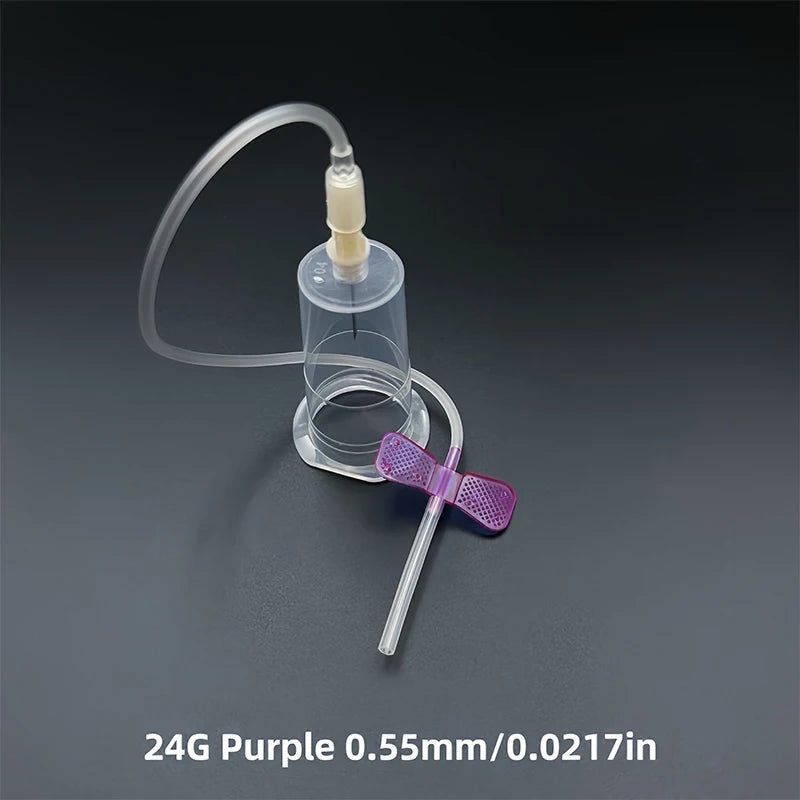50pcs/lot Disposable Butterfly Blood Collection Needle double wing type Blood Collection Needle Pet Care Room Cat Dogs Animal