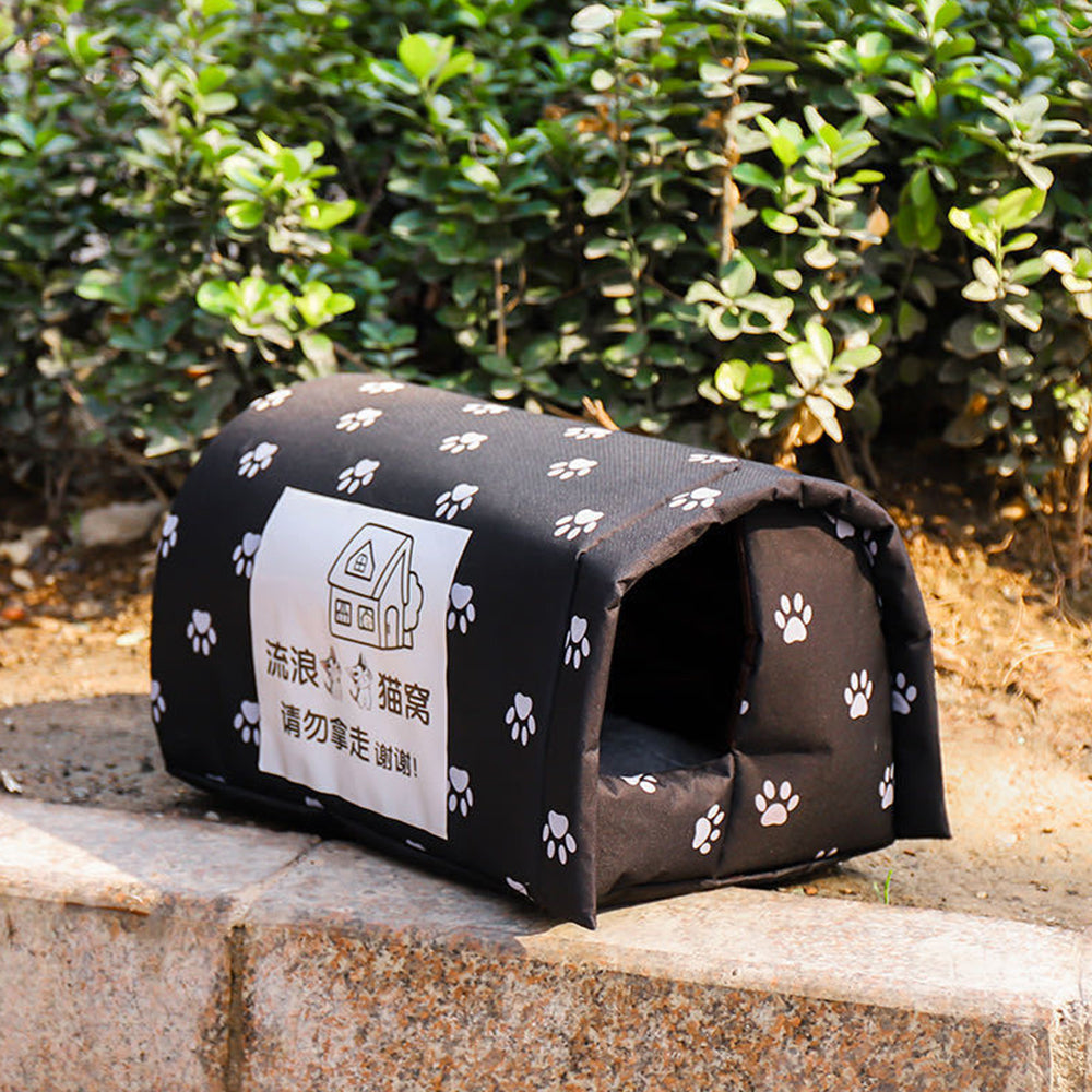 Winter Outdoor Cats House Washable Wide Applications Pet House for Pet Indoor House Shelter Keep Warm - Play Paws Toys