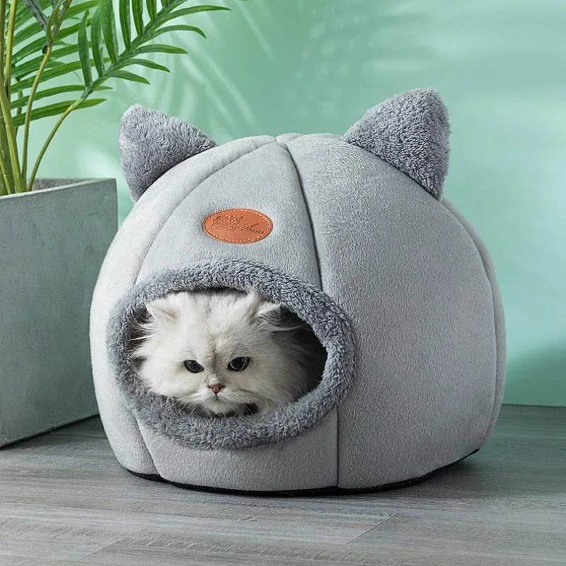New Deep Sleep Comfort In Winter Cat Bed Iittle Mat Basket Small Dog House Products Pets Tent Cozy Cave Nest Indoor Cama Gato - Play Paws Toys