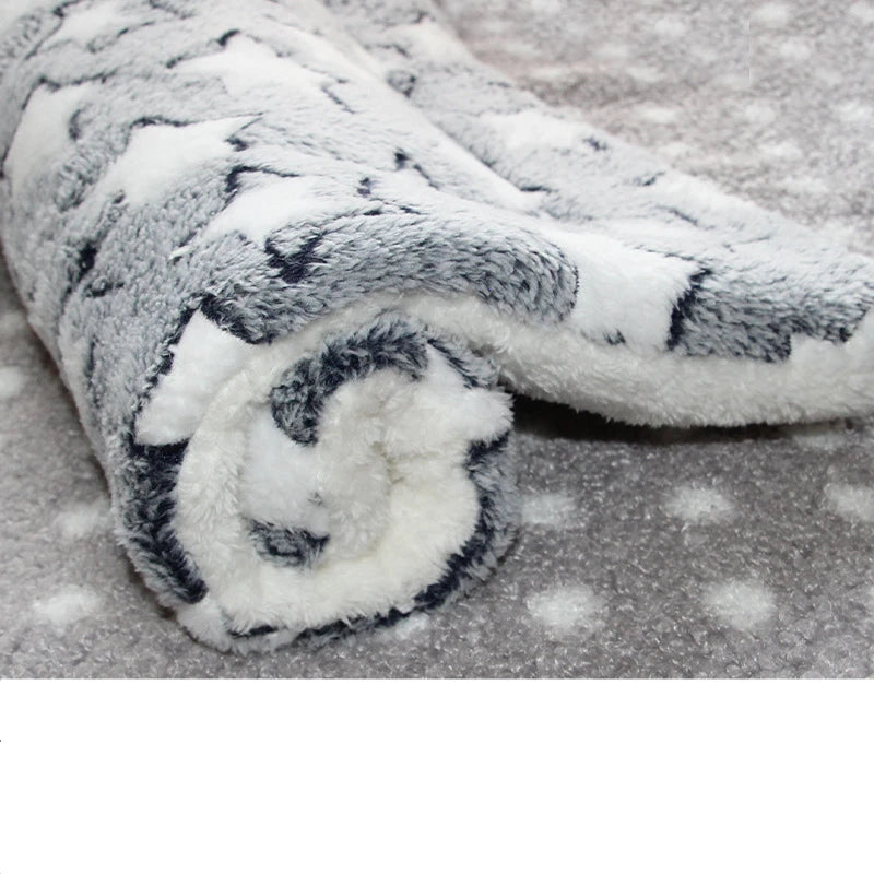 Large Size Flannel Dog Bed Thicken Cat Bed Sleeping Mat Dog Mat Blanket For Puppy Kitten Dog Bed Rug for Small Medium Large Dog - Play Paws Toys