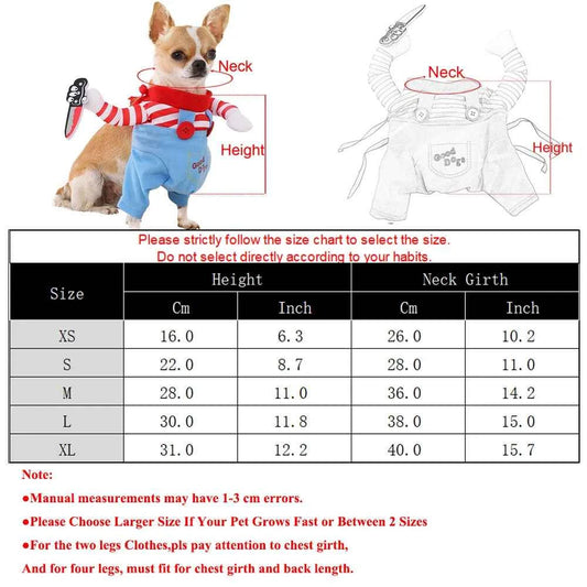 Dog Cosplay Costume For Small Medium Large Dogs Cats Halloween Party Dress Outfits Cute Dog Jacket Labrador Bulldog Pet Clothes