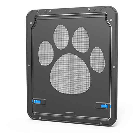 A59T Pet Kitty Dog Door Flap Gate Opener Controlled Entry Electronic Screen Window Protector Wall Mosquito Net(Small:24cmx29cm) - Play Paws Toys