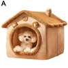 Thickened Pet Warm House Cat And Dog House Winter Warm Universal For All Seasons Detachable And Washable Cute New Comfortable - Play Paws Toys
